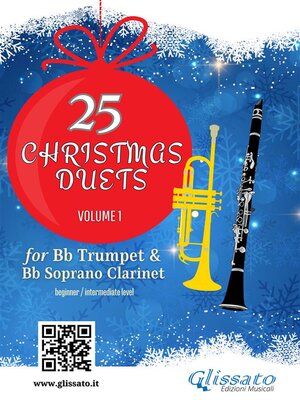 cover image of Trumpet and Clarinet book--25 Christmas duets volume 1